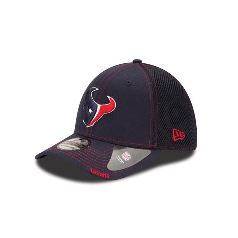 NFL Houston Texans Neo 39Thirty Stretch Fit (ANG6324) - Blue New Era Caps